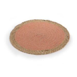 10” Jute/Cotton Candle Mat Large