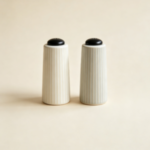 Pinstripe Salt and Pepper Container