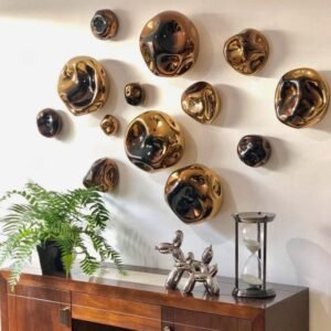 Blown Glass Nuggets Wall Art | 12-Piece Collection